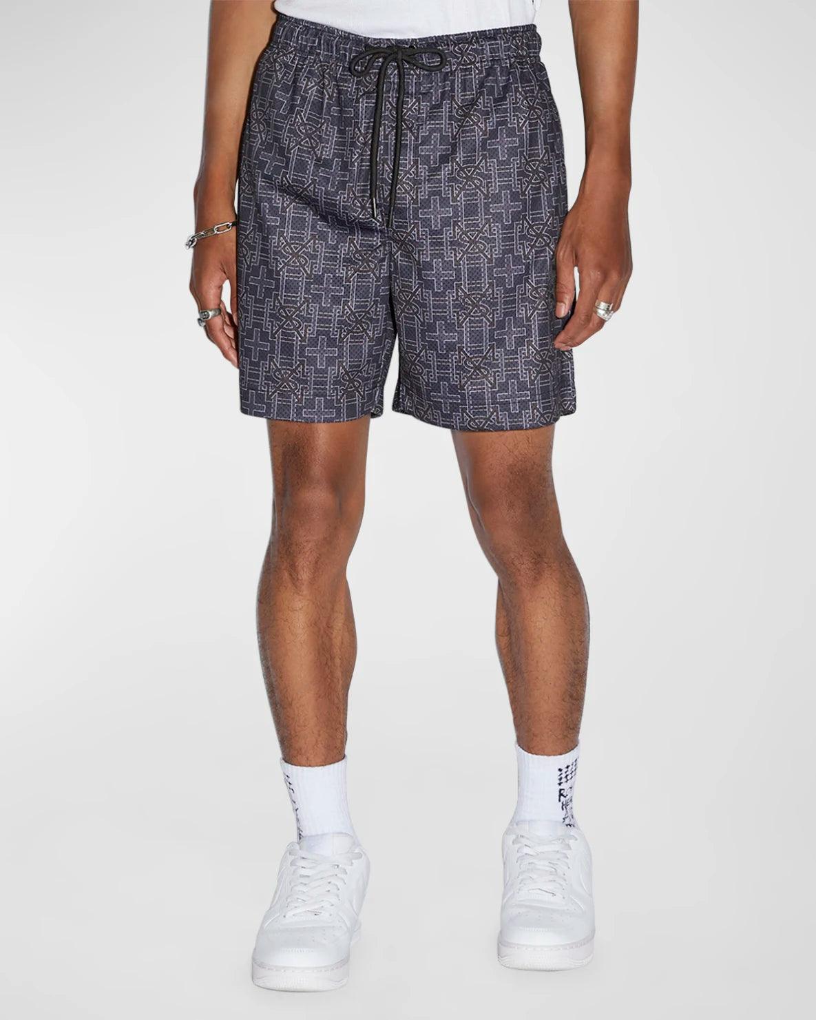 KSUBI Plus Mesh Short Navy Gravity NYC