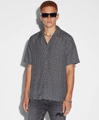 KSUBI Plus Resort SS Shirt Navy Gravity NYC