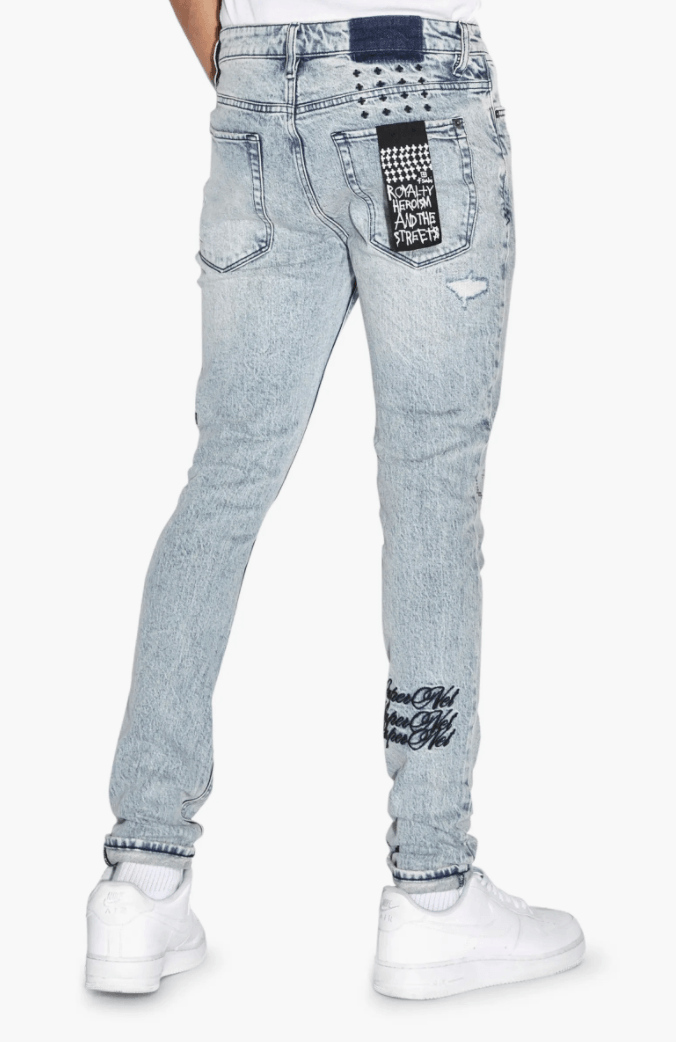 KSUBI Van Winkle Pixel Oktane Ripped Skinny Jeans Gravity NYC