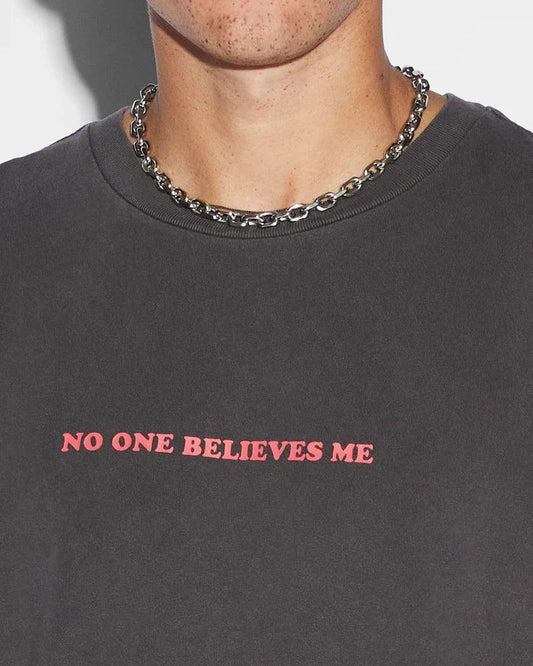 KSUBI Believes Me SS Tee Faded Black - Gravity NYC
