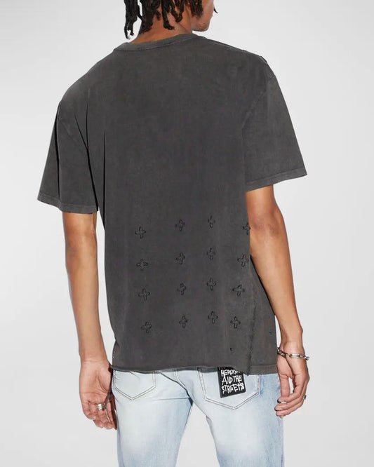 KSUBI Biggie SS Tee Faded Black - Gravity NYC