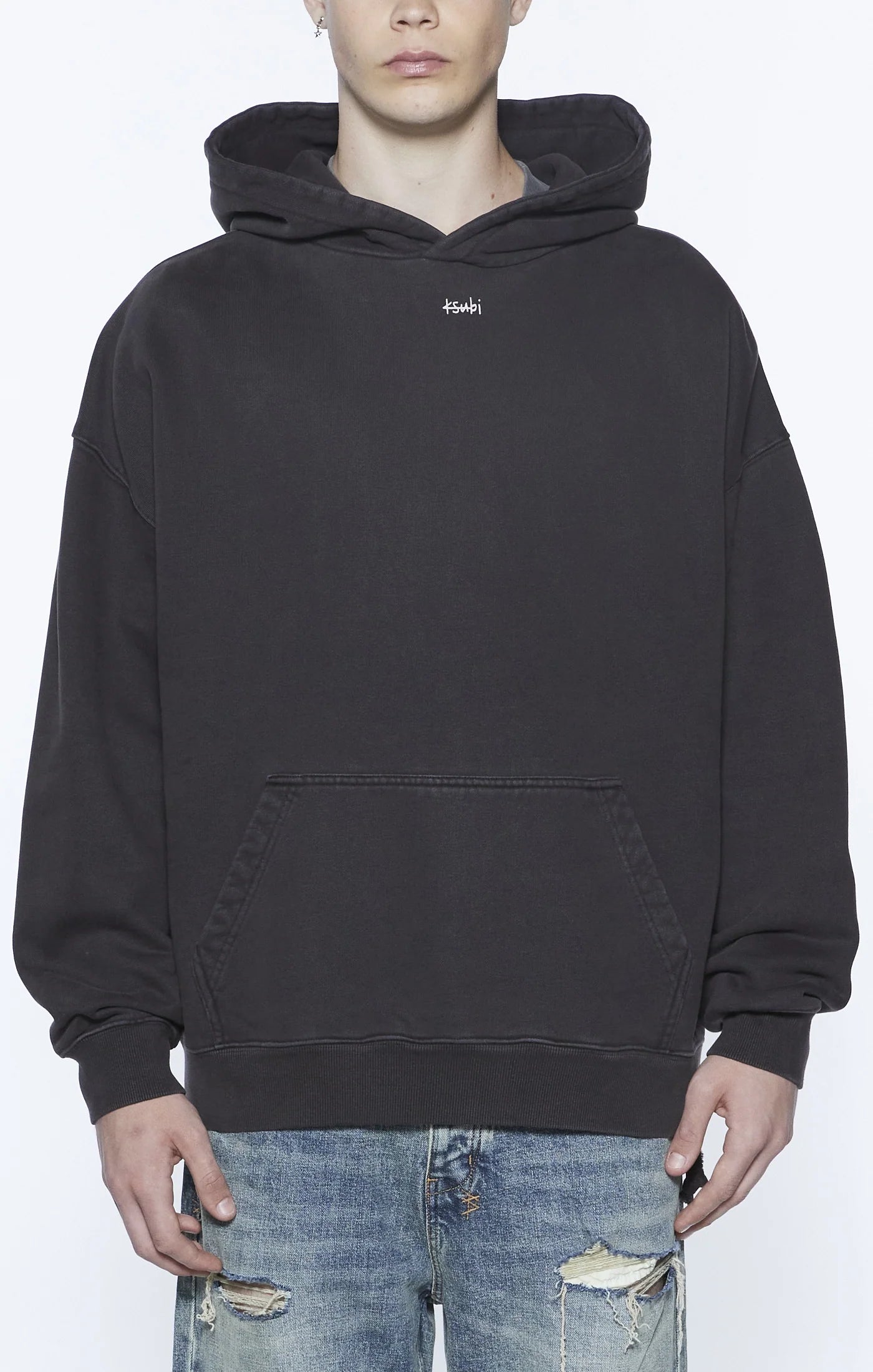 KSUBI Eagle Ekcess Hoodie Faded Black