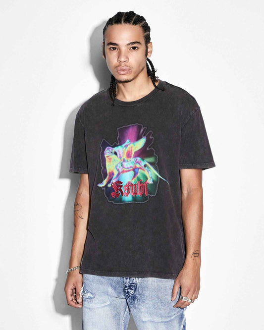 KSUBI Griffin Kash SS Tee Acid Black - Gravity NYC