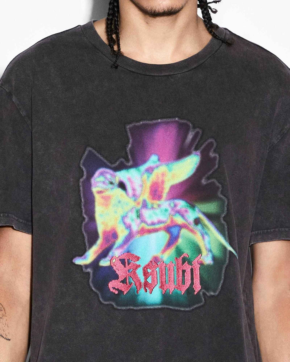 KSUBI Griffin Kash SS Tee Acid Black - Gravity NYC