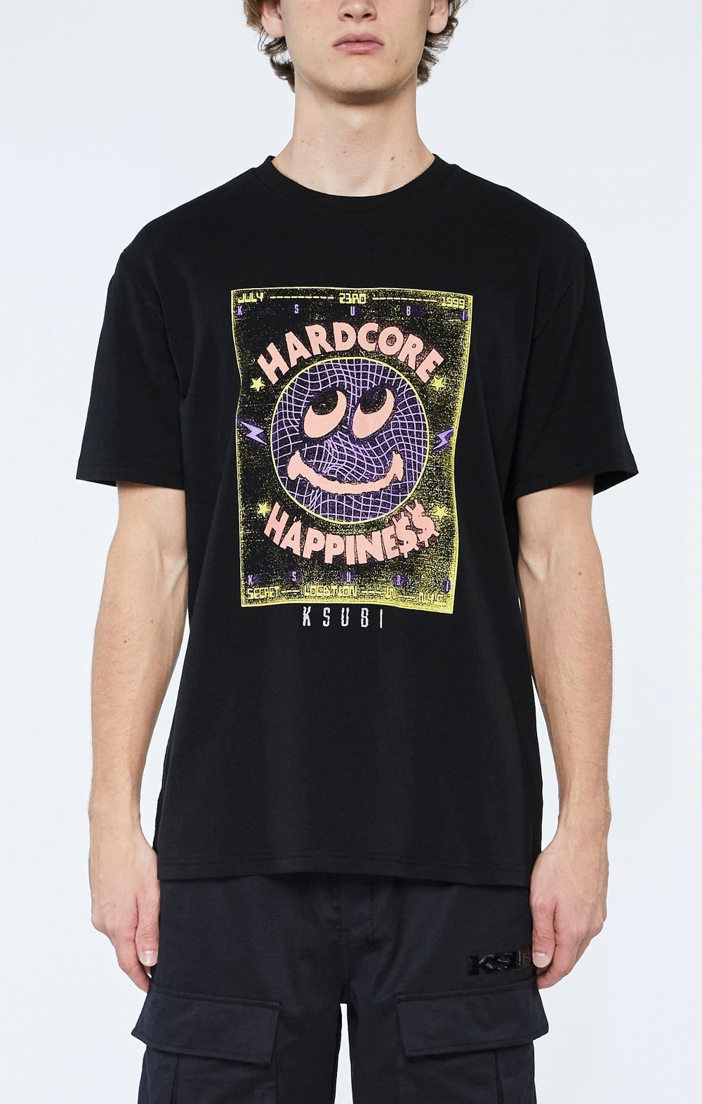KSUBI Hardcore Kash SS Tee Jet Black - Gravity NYC