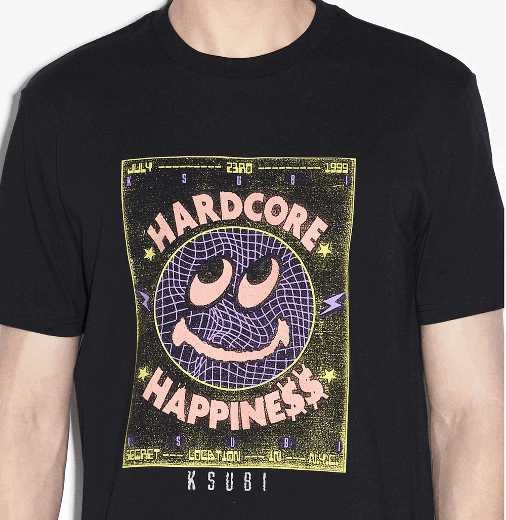 KSUBI Hardcore Kash SS Tee Jet Black - Gravity NYC