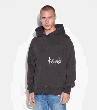 KSUBI Kulture Kash Hoodie Faded Black - Gravity NYC