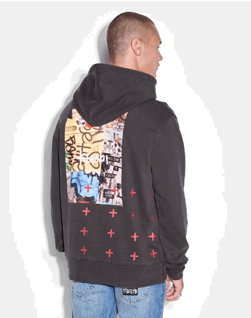 KSUBI Kulture Kash Hoodie Faded Black - Gravity NYC