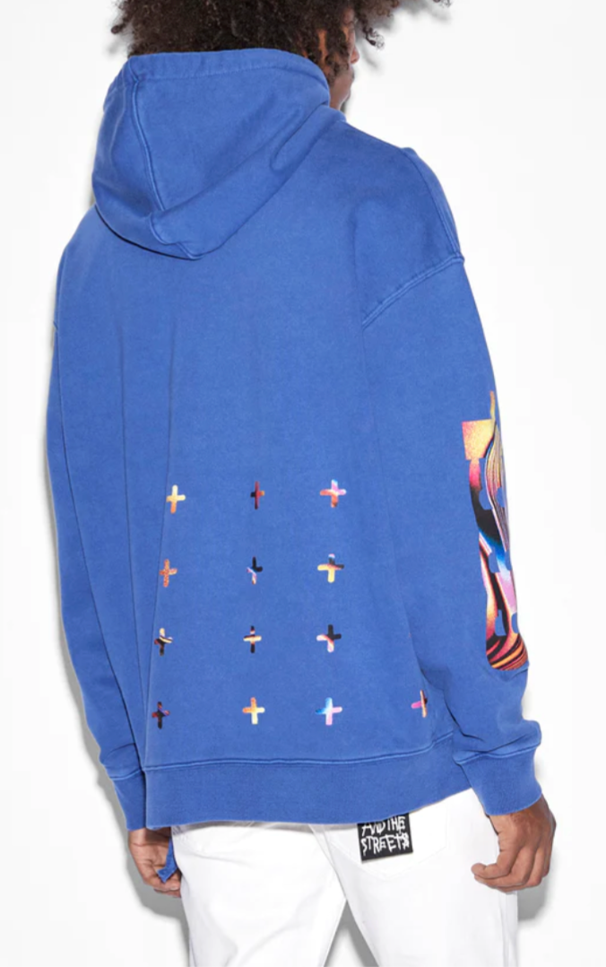 KSUBI Mindstate Biggie Hoodie Solid Blue - Gravity NYC