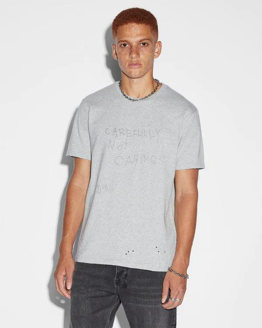 KSUBI Not Caring Kash SS Grey Marle - Gravity NYC