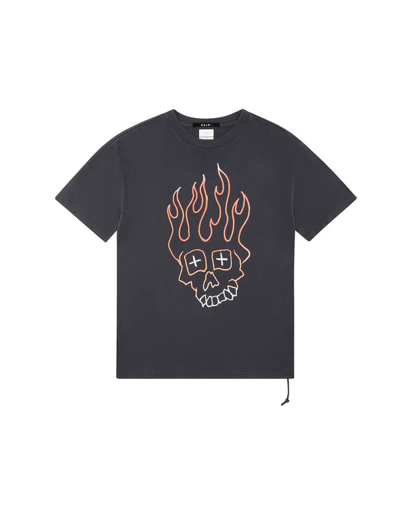 KSUBI Skull Biggie SS Tee Faded Black - Gravity NYC