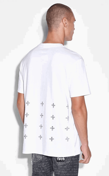 KSUBI White Noise Kash SS Tee Space White - Gravity NYC