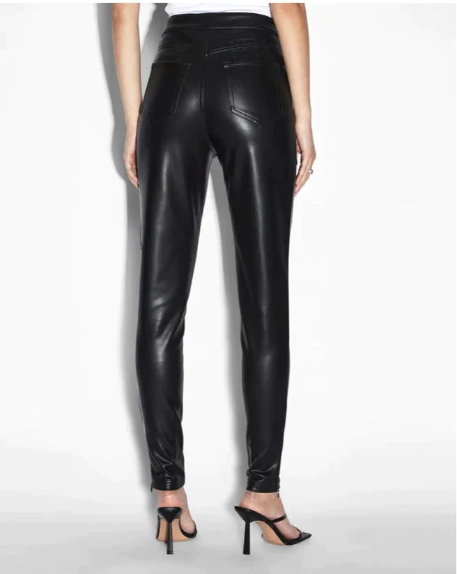 KSUBI Women's Leather Klub Pant Kut Out Gravity NYC