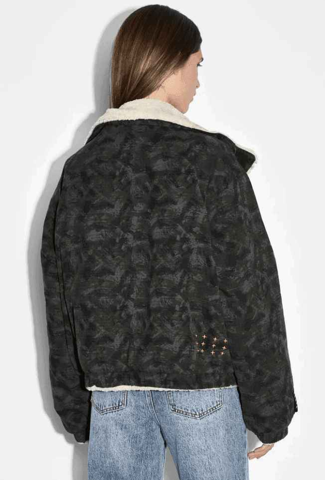 KSUBI Women's Reversible Puffer Jacket Camo/Ecru - Gravity NYC
