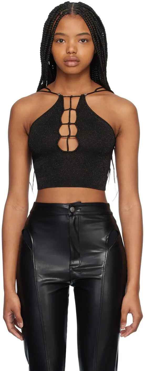 KSUBI Women's Untamed Top Black - Gravity NYC