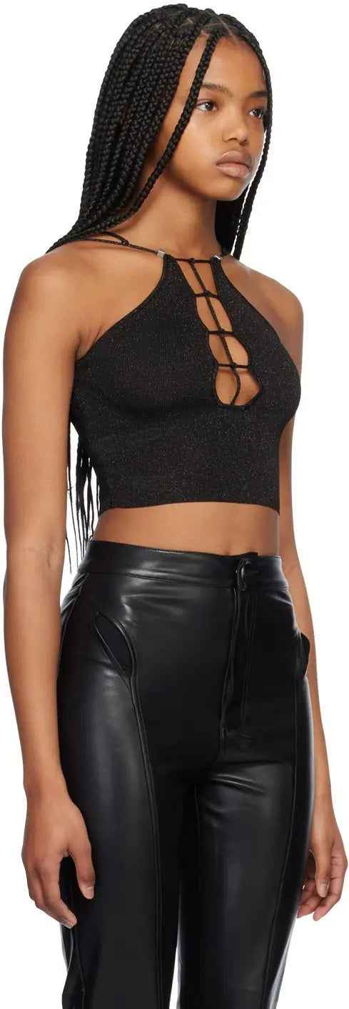 KSUBI Women's Untamed Top Black - Gravity NYC