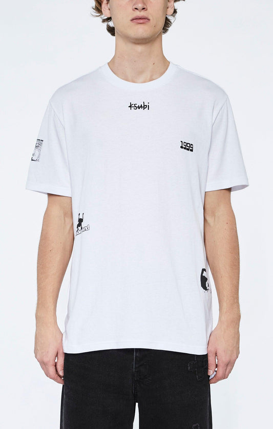 KSUBI Zine Kash SS Tee Tru White - Gravity NYC