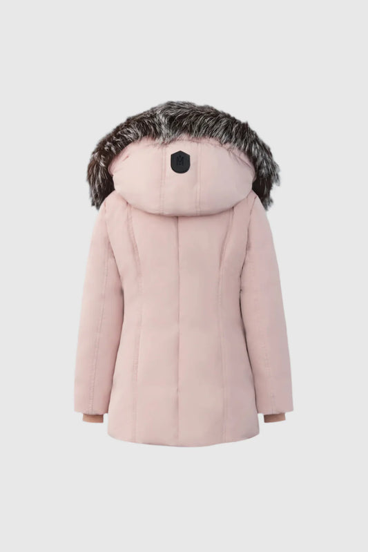MACKAGE Leelee-X Down Coat with Removable Silver Fur Collar for Kids (8-14 years) - Gravity NYC