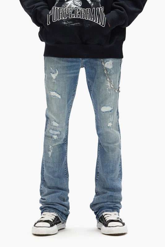 PURPLE BRAND P072 Repair Super Stack Flare - Gravity NYC