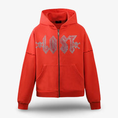 LOST INTRICACY Solar Orange Hoodie Gravity NYC