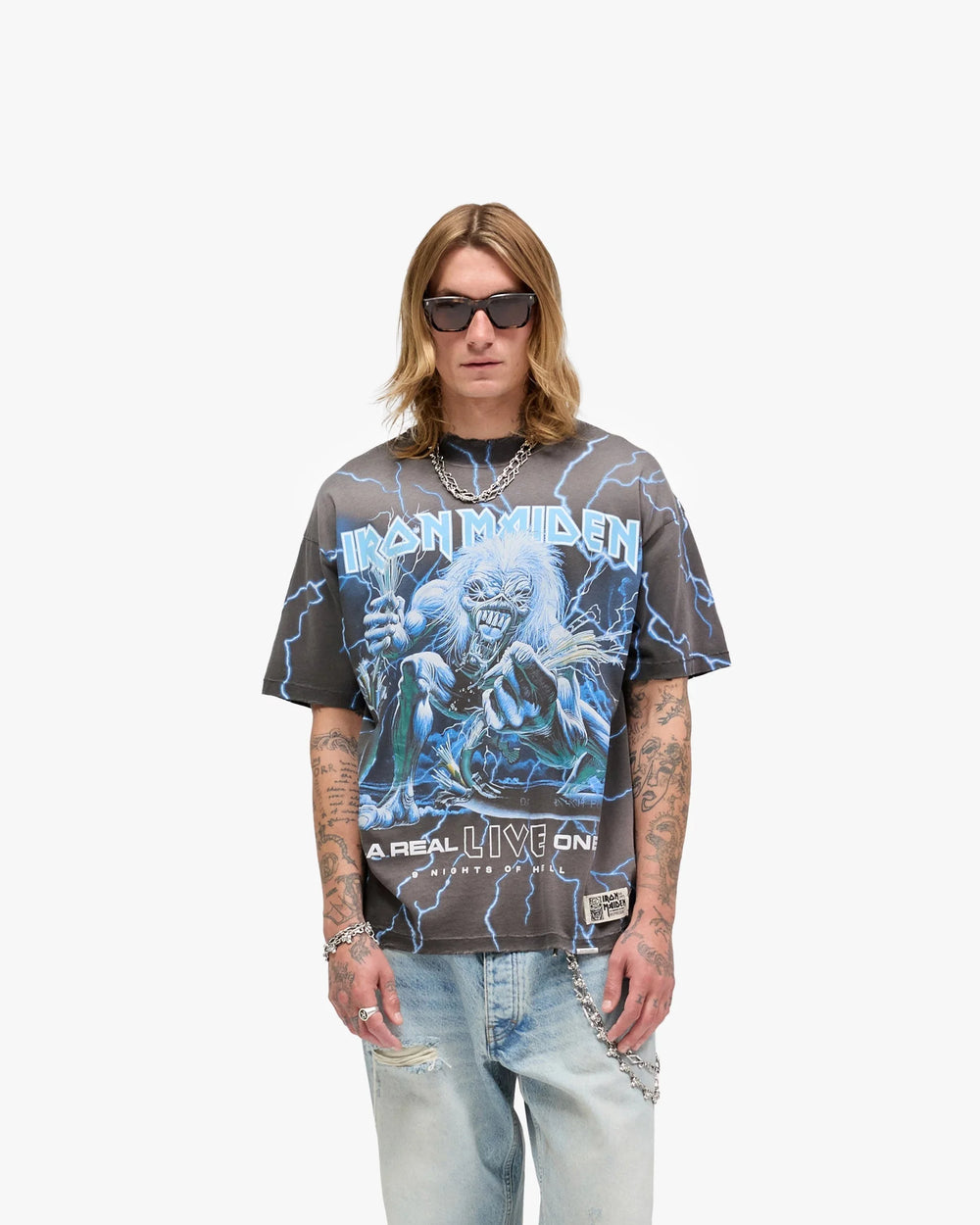 REPRESENT X Iron Maiden A Real Live One T-Shirt - Gravity NYC