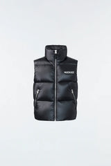 MACKAGE KANE Lustrous Light Down Vest with Funnel Collar Gravity NYC