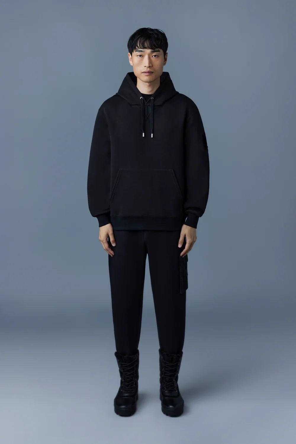 MACKAGE KRYS-R Hoodie With Velvet Embroidery Gravity NYC