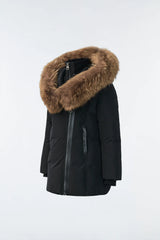 MACKAGE LEELEE-F Down Coat with Removable Natural Fur Collar for Kids (8-14 years) Gravity NYC