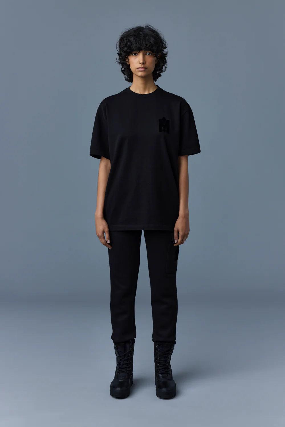 MACKAGE TEE T-Shirt With Velvet Logo Gravity NYC