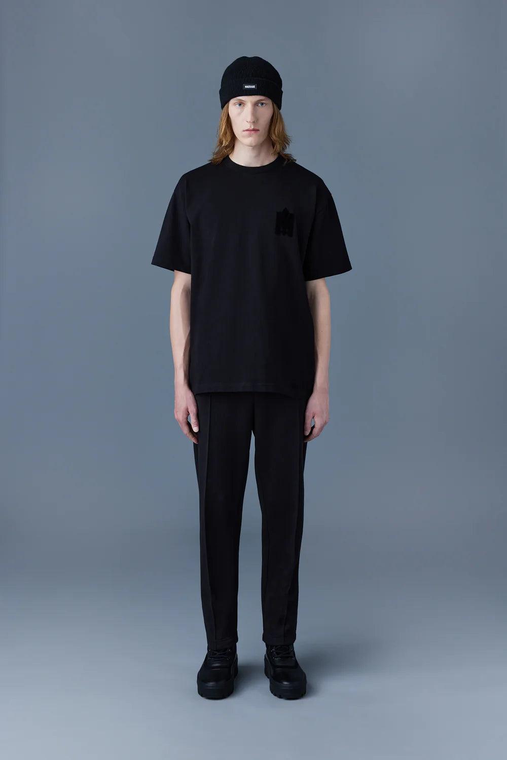 MACKAGE TEE T-Shirt With Velvet Logo Gravity NYC