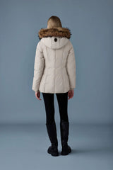 MACKAGE Adali-F Down Coat with Natural Fur Signature Mackage Collar Gravity NYC