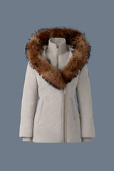 MACKAGE Adali-F Down Coat with Natural Fur Signature Mackage Collar Gravity NYC