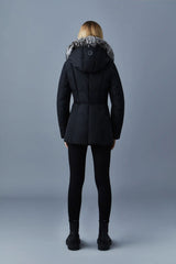 MACKAGE Adali-X Down Coat with Silver Fox Fur Signature Mackage Collar Gravity NYC