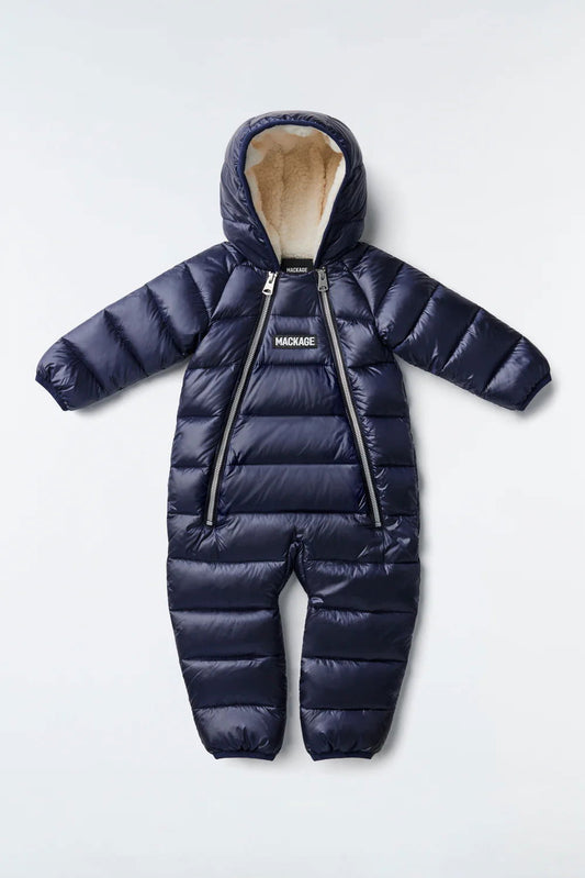 MACKAGE Bambi Recycled E3-Lite Down Snowsuit for Babies - Gravity NYC
