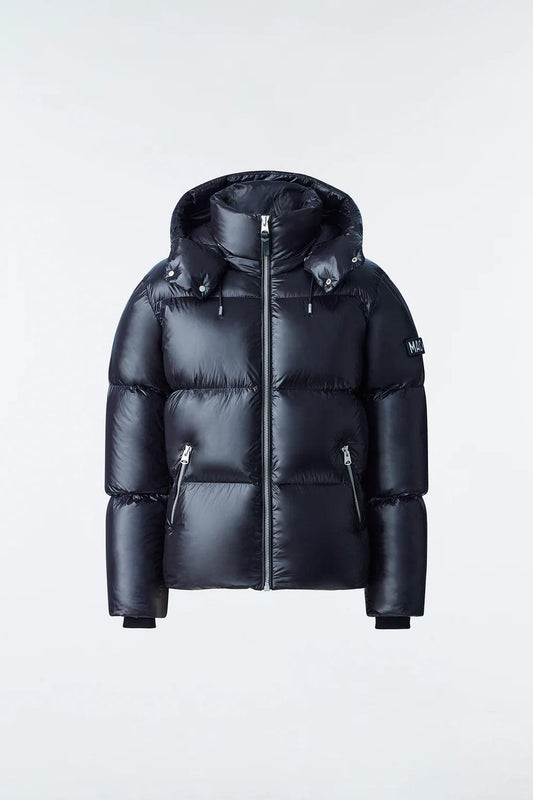MACKAGE Kent-Z Lustrous Light Down Jacket with Hood - Gravity NYC