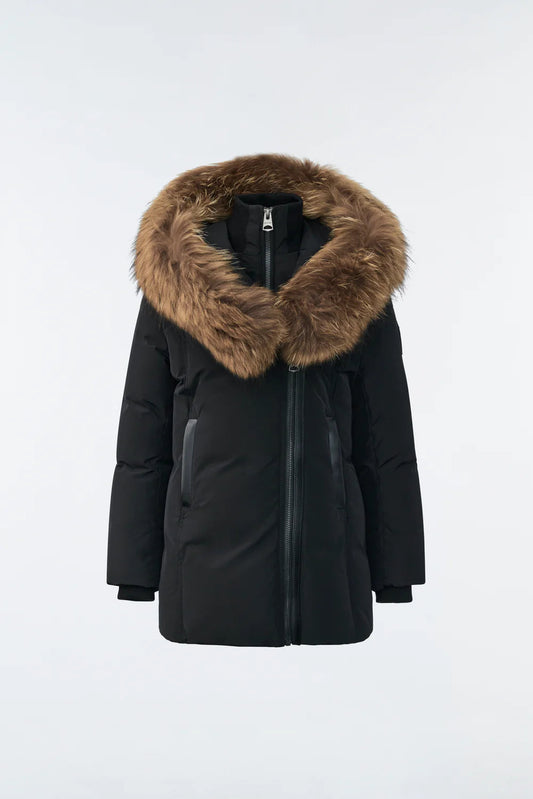 MACKAGE Leelee-F Down Coat with Removable Natural Fur Collar for Kids (8-14 years) - Gravity NYC