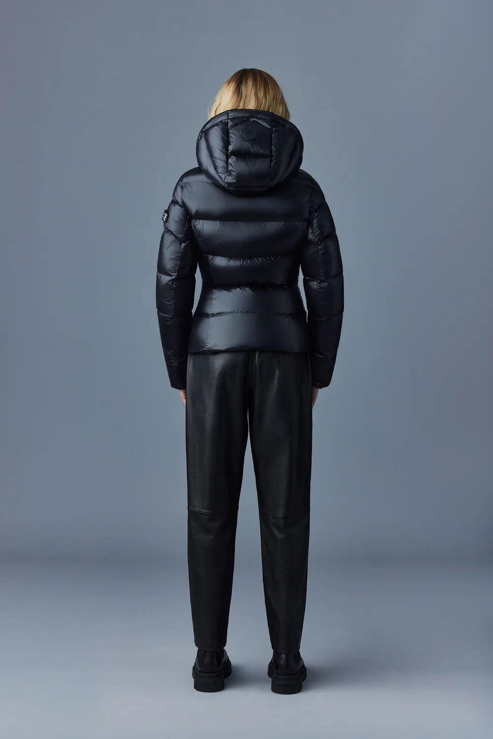 MACKAGE Madalyn-V Lustrous Light Down Jacket with Hood for Ladies - Gravity NYC
