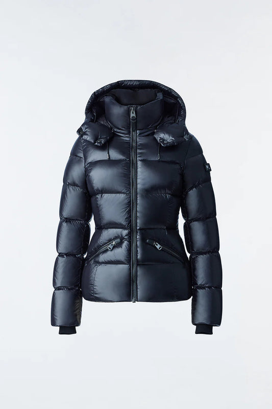 MACKAGE Madalyn-V Lustrous Light Down Jacket with Hood for Ladies - Gravity NYC
