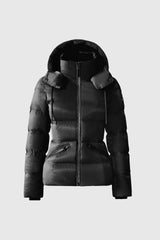 MACKAGE Madalyn-GLO High-Gloss Down Jacket with Removable Hood - Gravity NYC