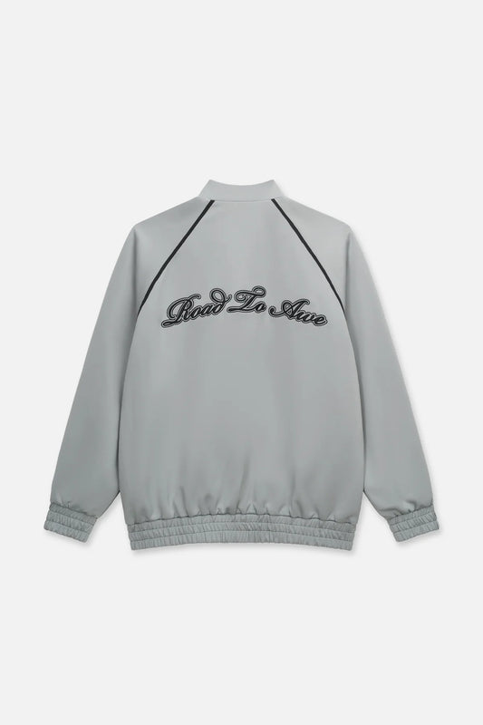 RTA Lewis Track Jacket Stone Grey - Gravity NYC