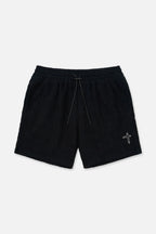RTA Clyde Black Elasticated Shorts