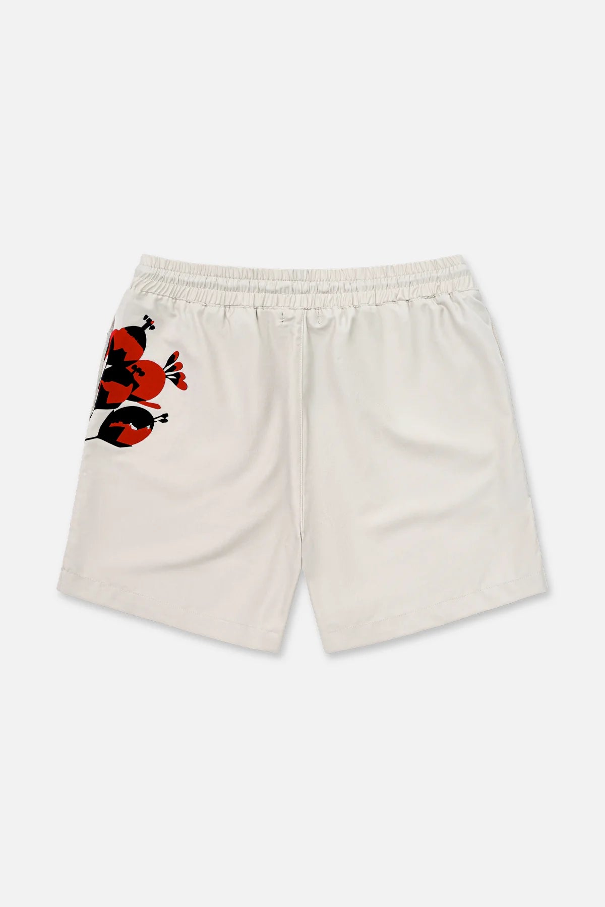 RTA Clyde White Poppy Elasticated Shorts