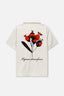 RTA Nathan White Poppy Oversized Shirt