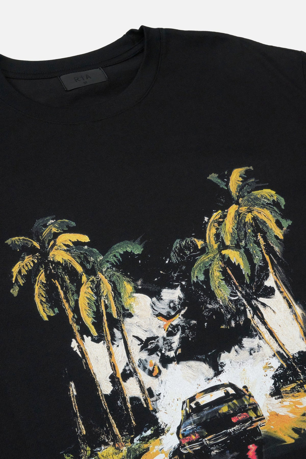 RTA Colin Black Car Rebel Tee - Gravity NYC