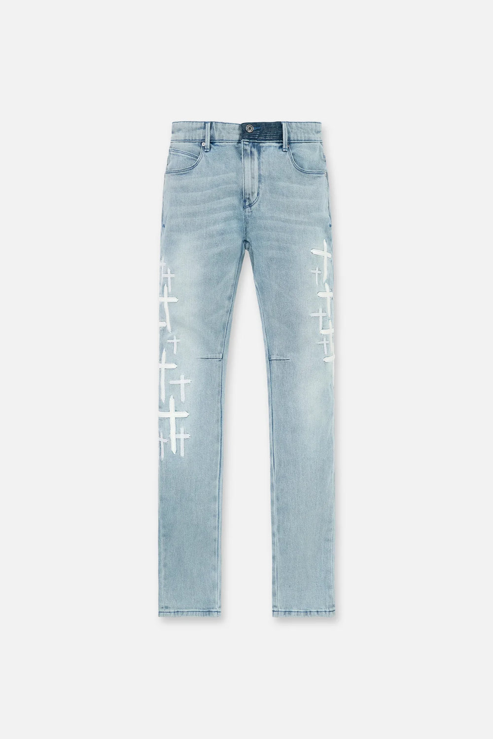 RTA Bryant Coastal Drift Cross Patch Jeans - Gravity NYC