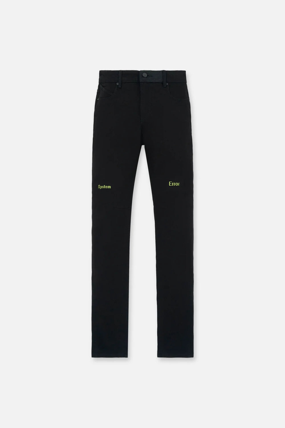 RTA Bryant Black Green Digital Cross Jeans - Gravity NYC