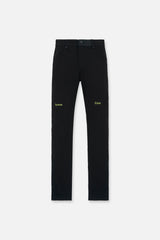 RTA Bryant Black Green Digital Cross Jeans - Gravity NYC