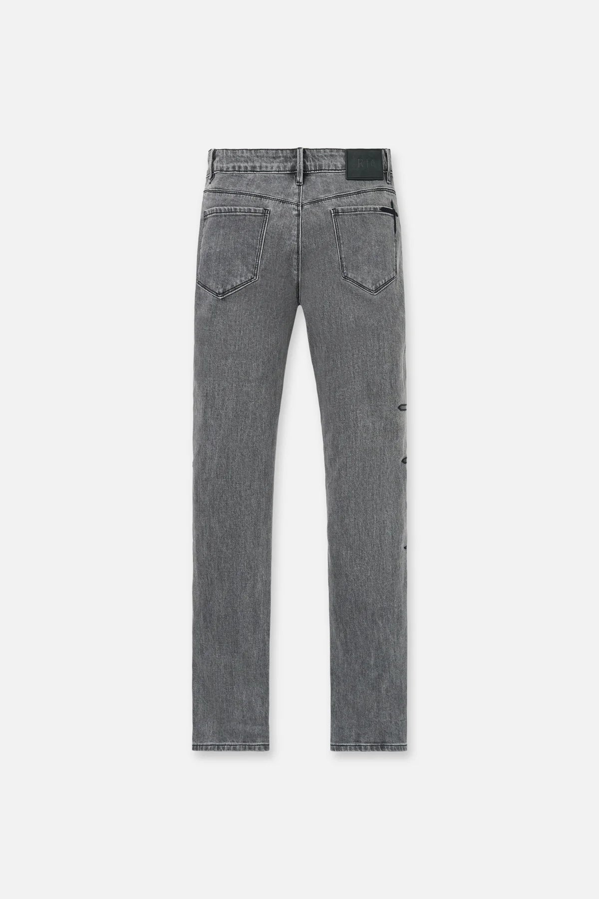 RTA Bryant Clouded Mist Cross Patch Jeans - Gravity NYC