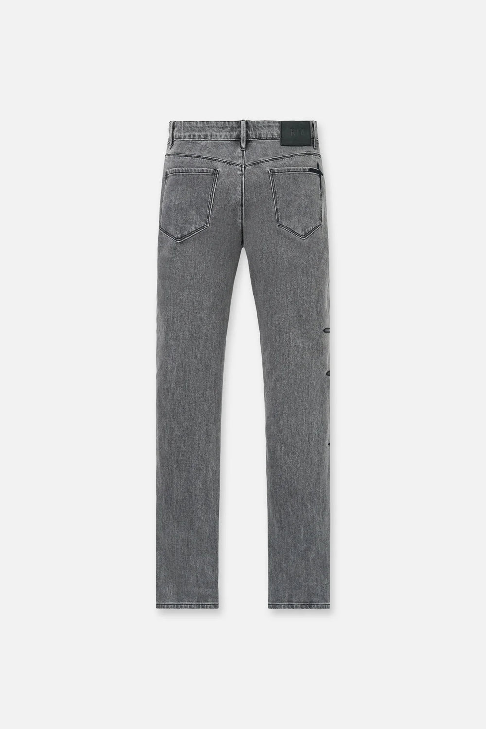 RTA Bryant Clouded Mist Cross Patch Jeans - Gravity NYC