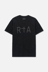 RTA Liam Black Crystal T-Shirt - Gravity NYC